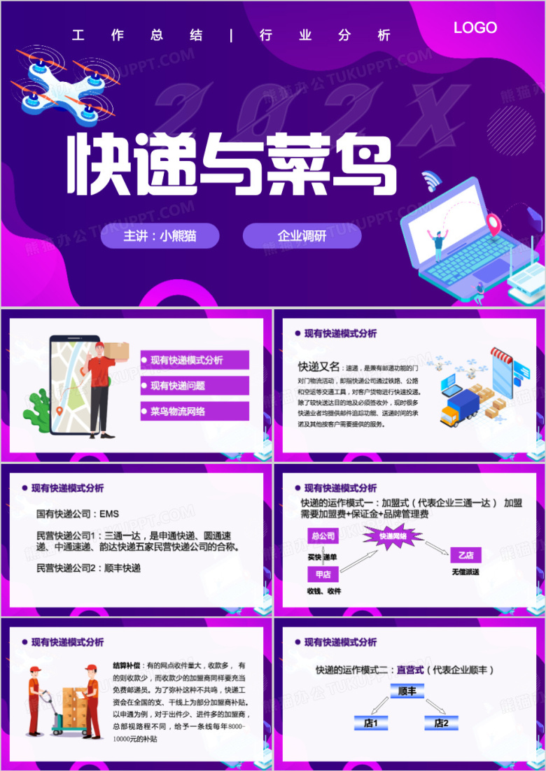 快递模式与菜鸟网络PPT课件