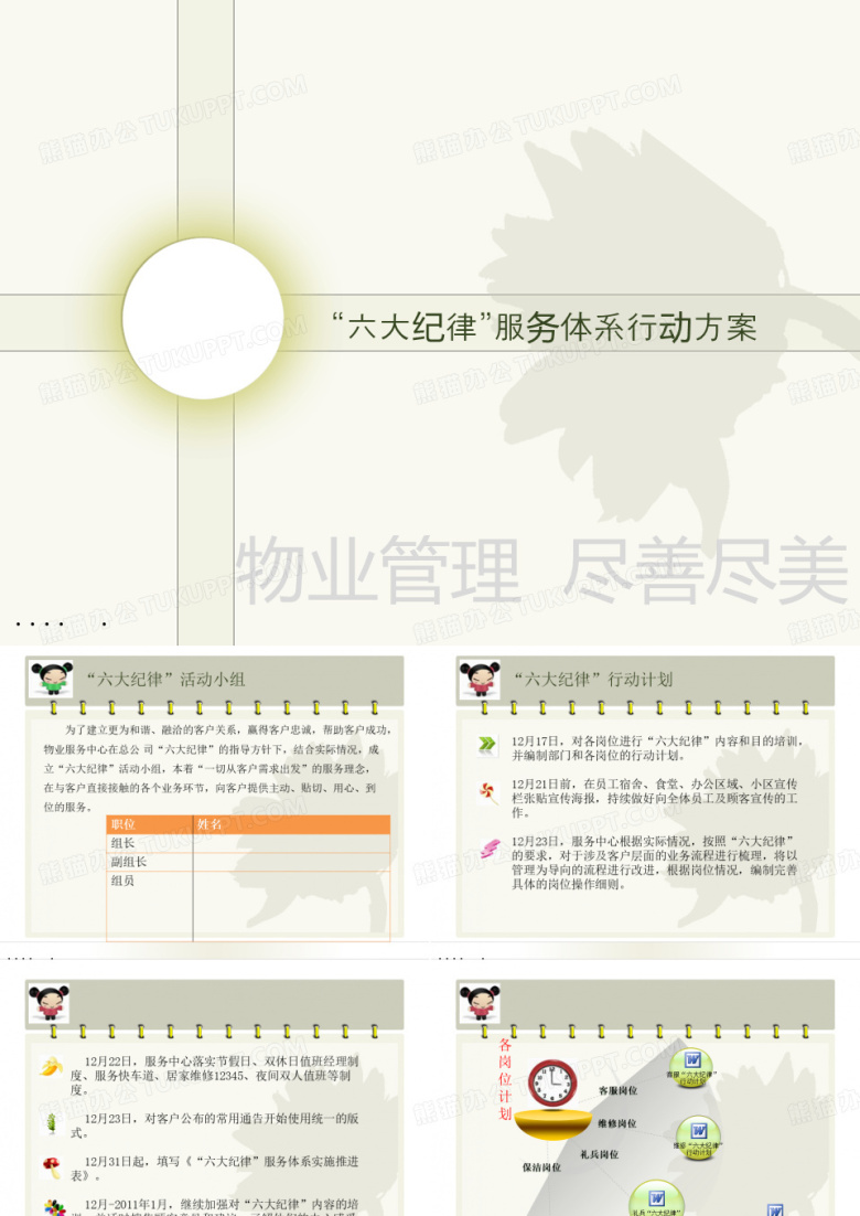 &ldquo;六大纪律&rdquo;物业服务体系行动管理方案.pptx