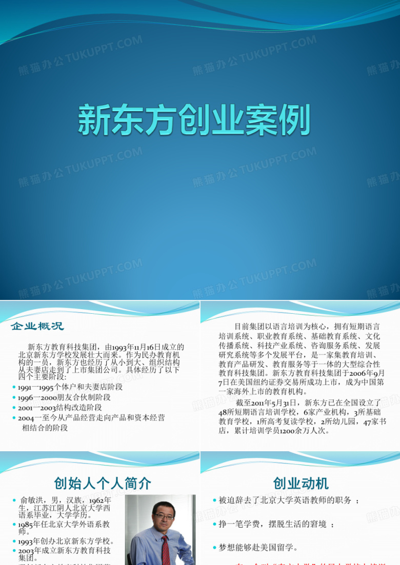 新东方创业案例