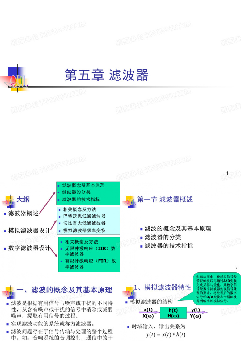 滤波器概述