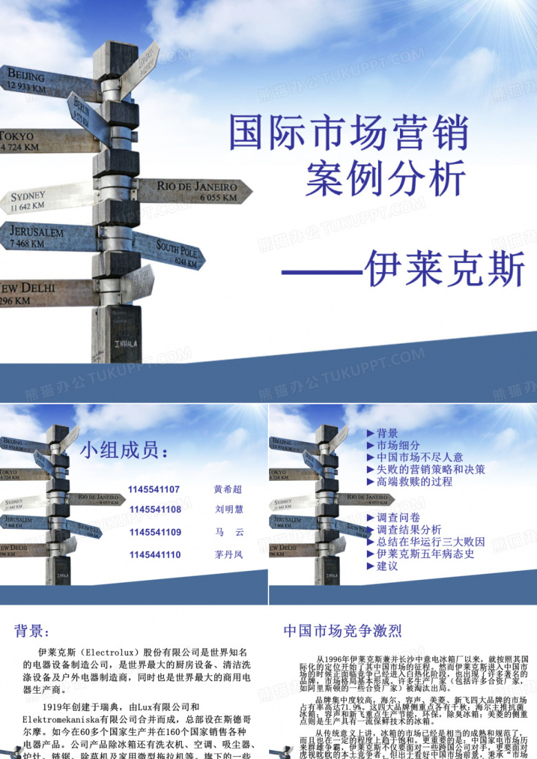国际市场营销伊莱克斯案例分析