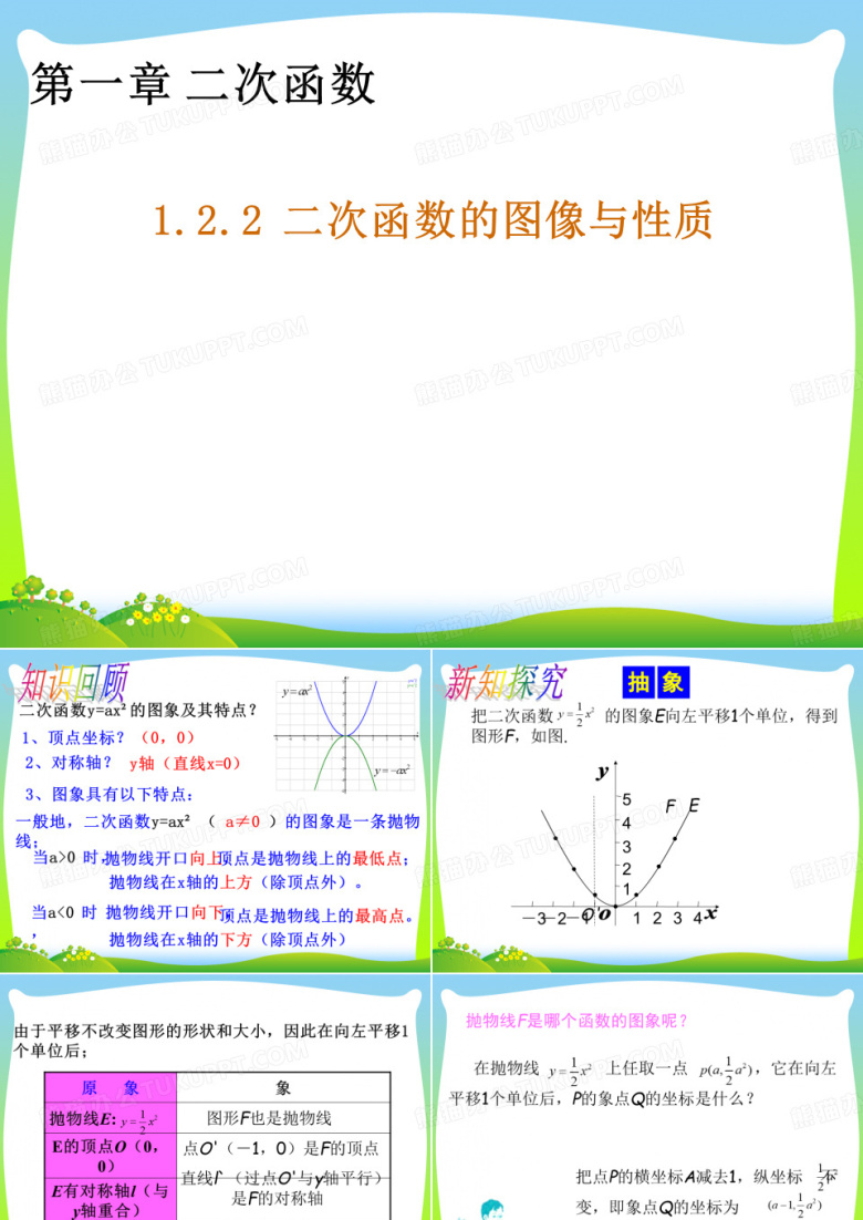 二次函数图像与性质-课件