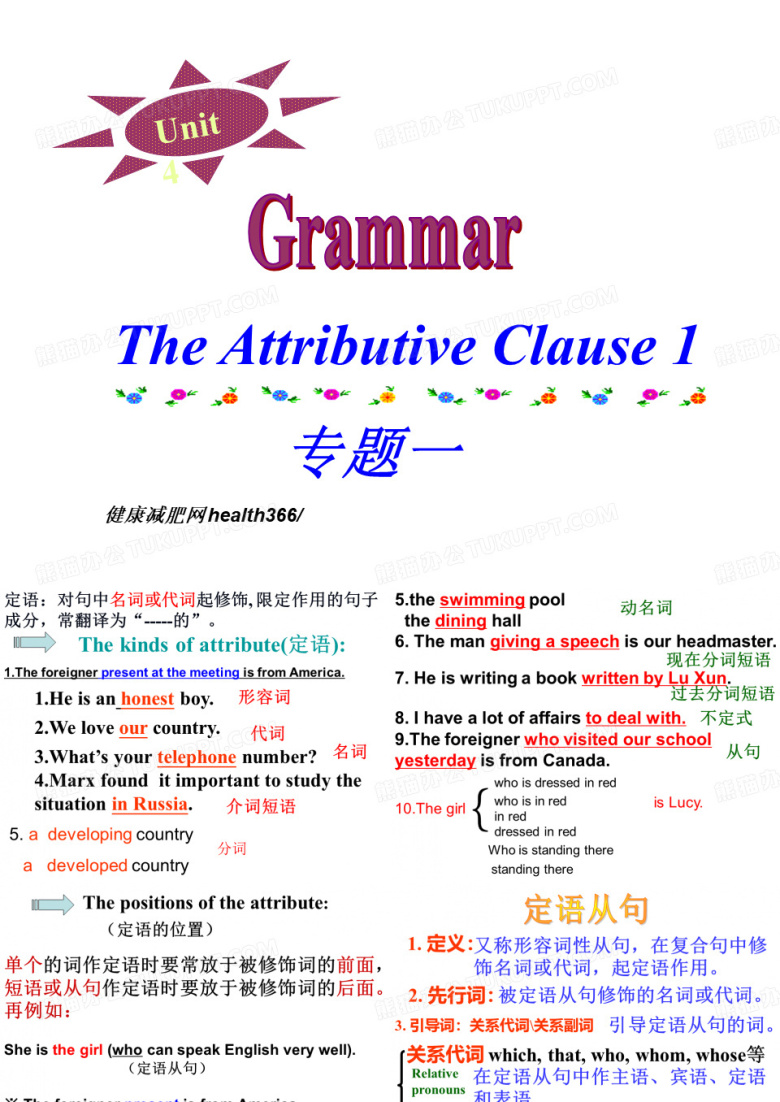 英语语法-定语从句