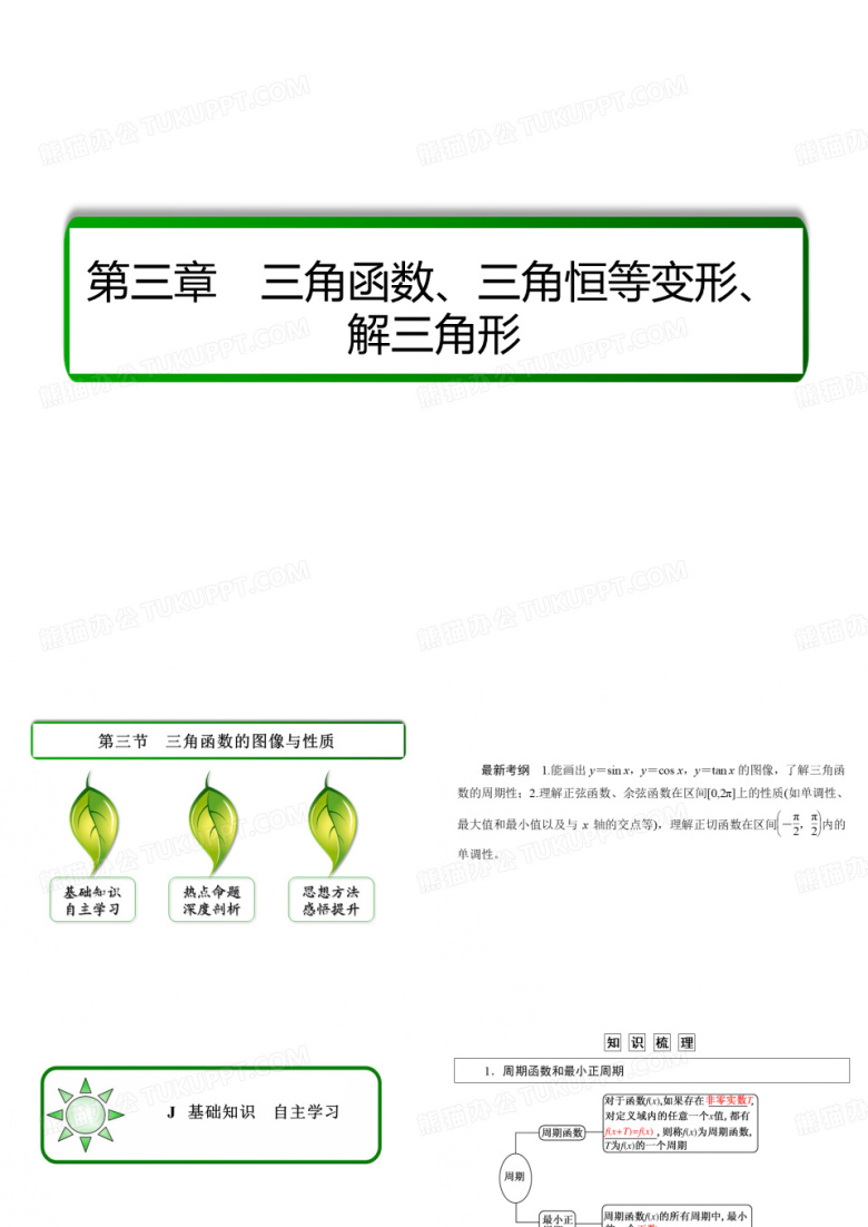 三角函数的图像与性质