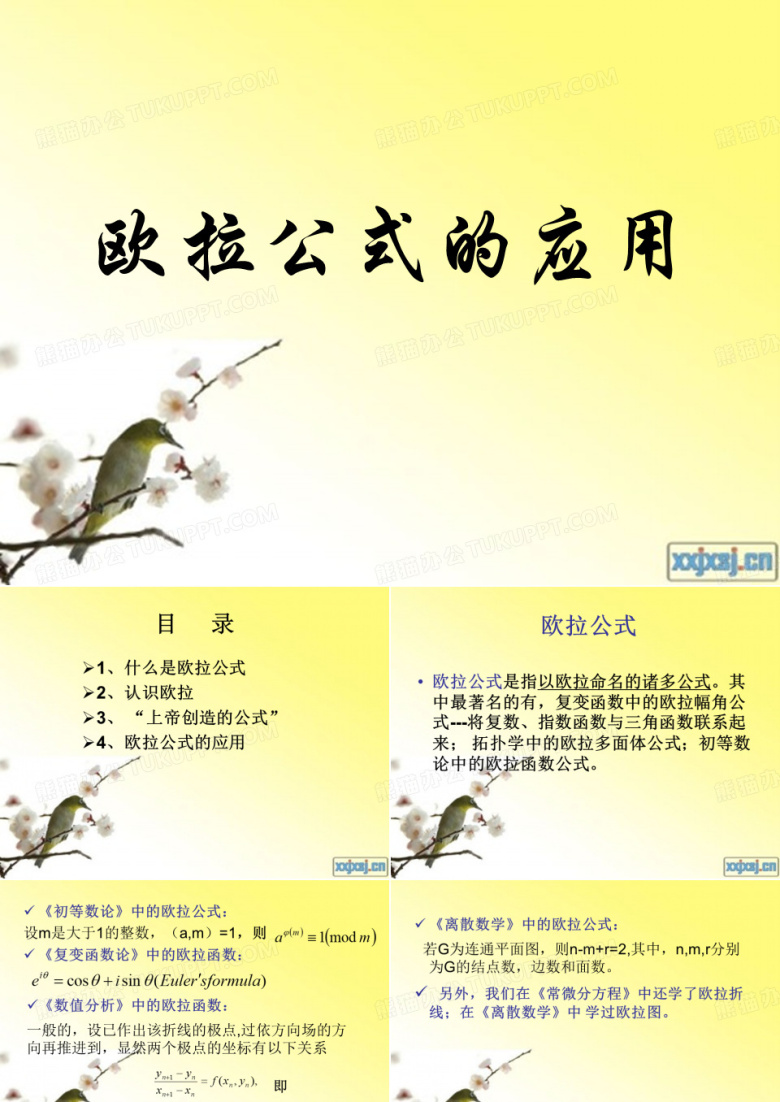 欧拉公式的应用