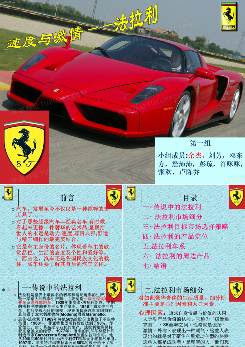 法拉利市场分析