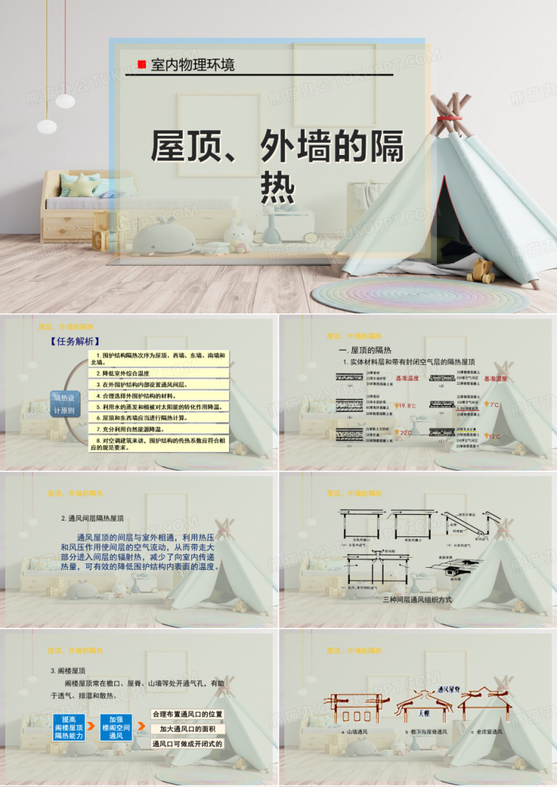 屋顶、外墙的隔热