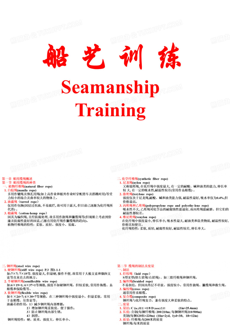 船艺训练_水手工艺