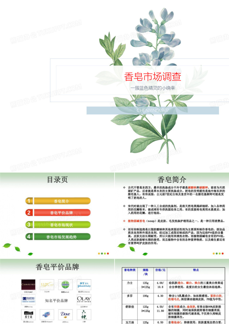 香皂市场调查