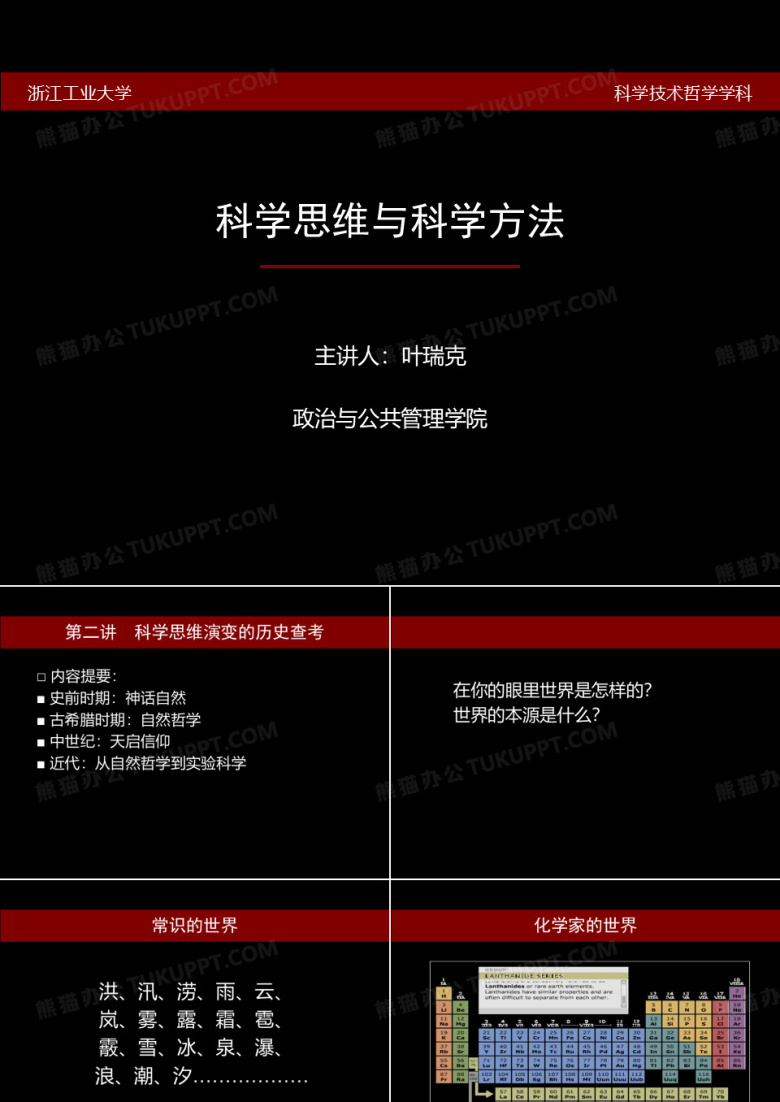 浙江工业大学 科学方法论课件