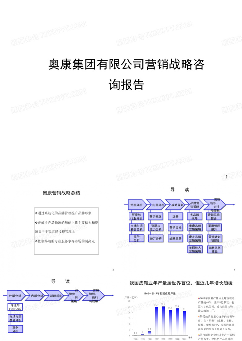 奥康集团有限公司营销战略咨询报告