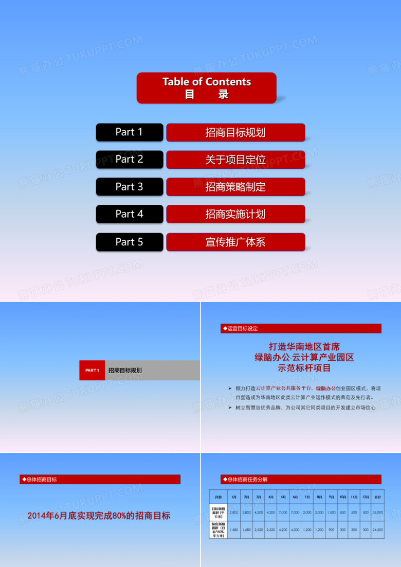云计算产业园区招商计划