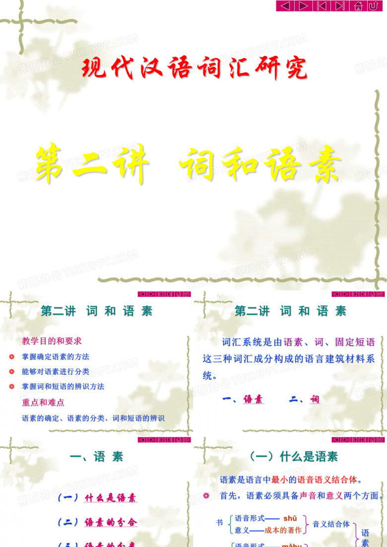 现代汉语-词和语素