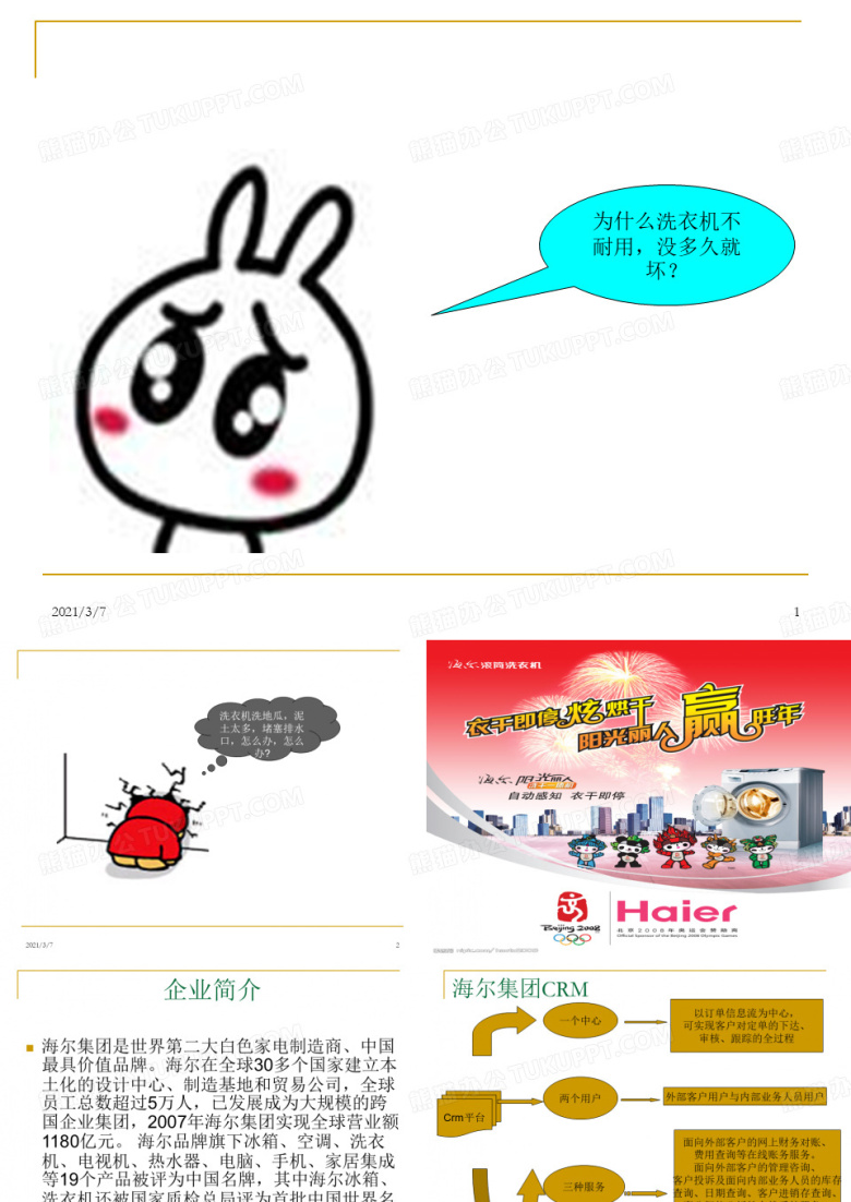 海尔洗衣机的案例分析