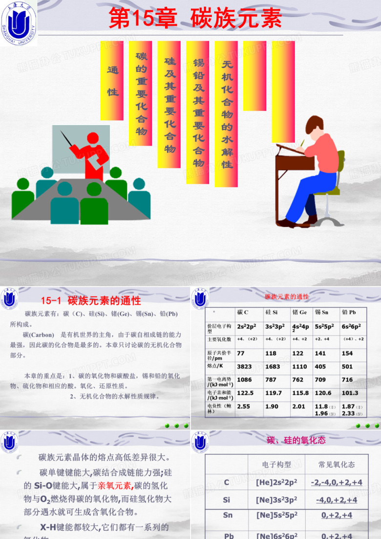碳族元素课件PPT