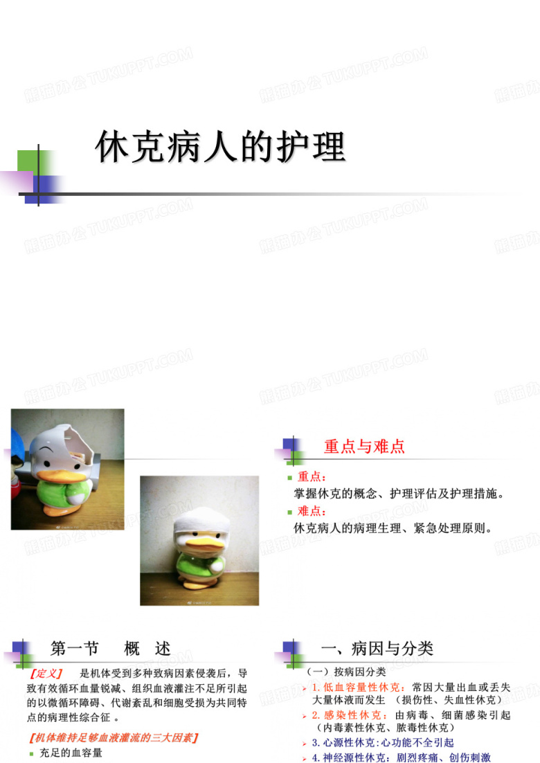 休克病人的护理