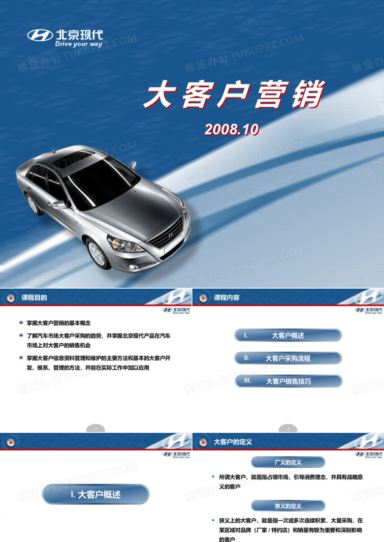 北京现代汽车大客户营销讲义