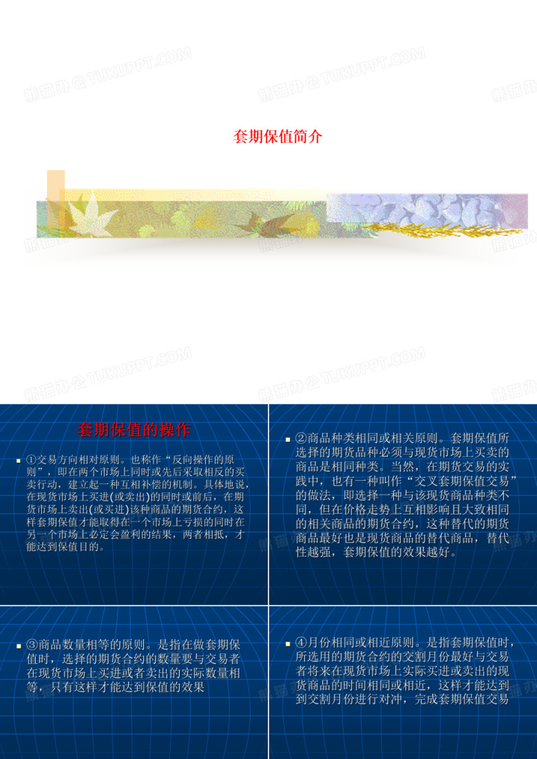套期保值简介