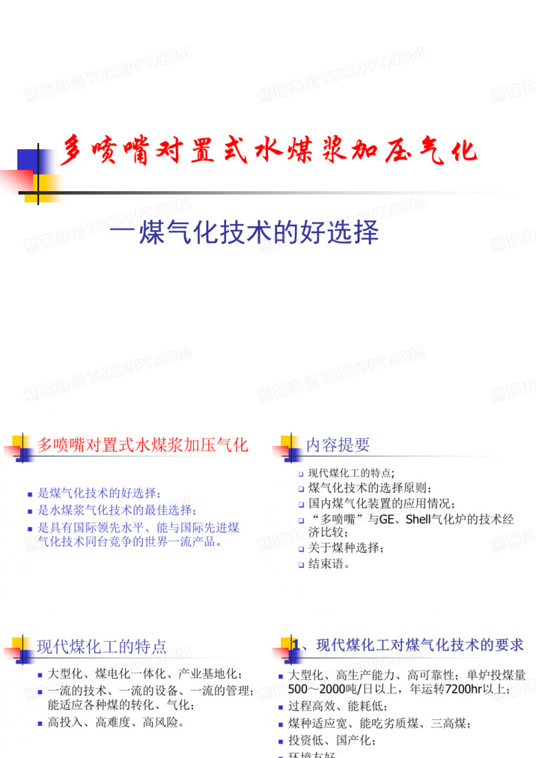 水煤浆加压气化