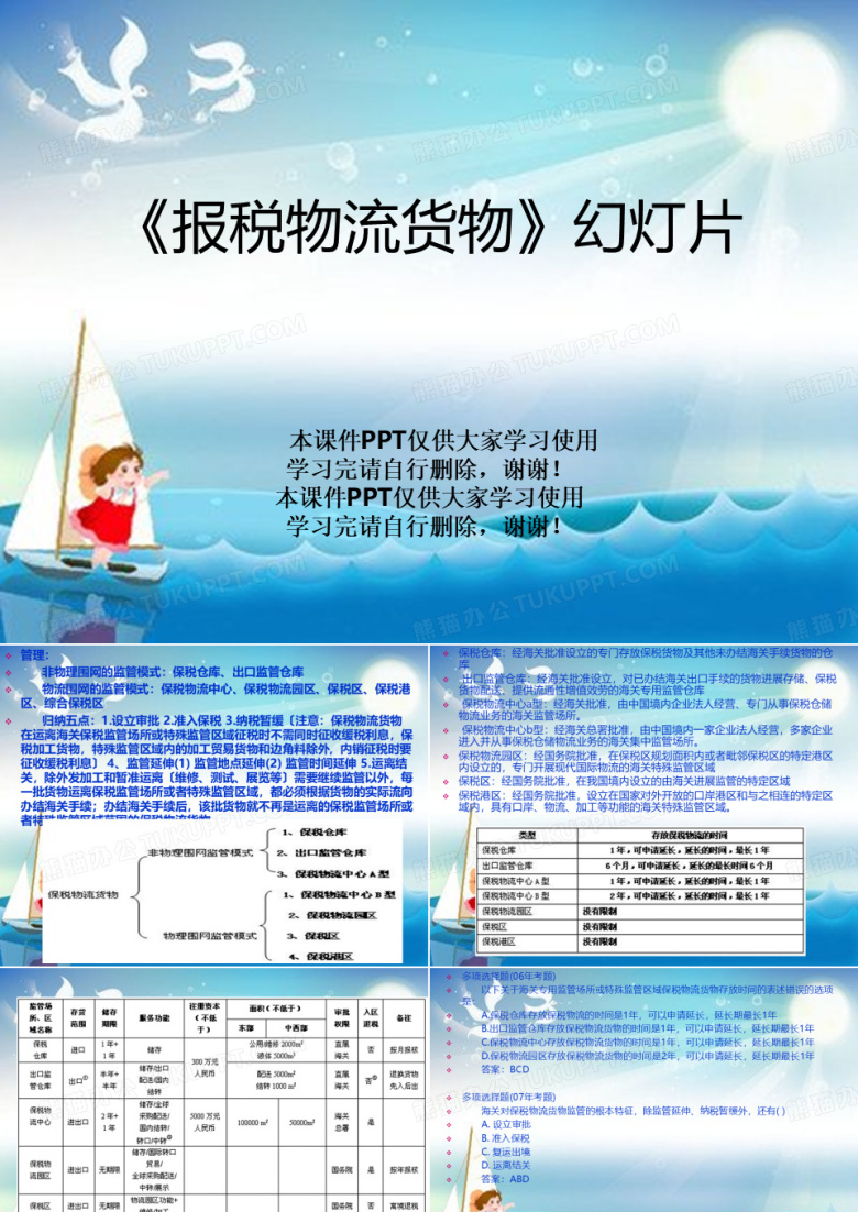 《报税物流货物》幻灯片