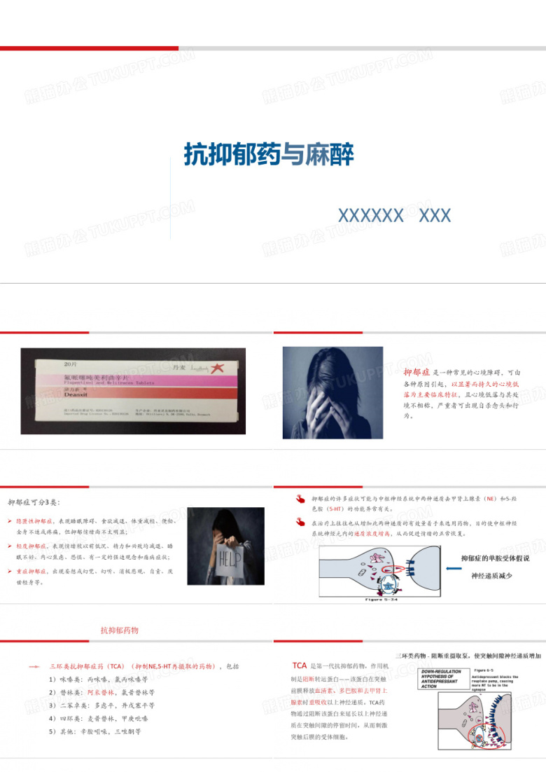 抗抑郁药与麻醉