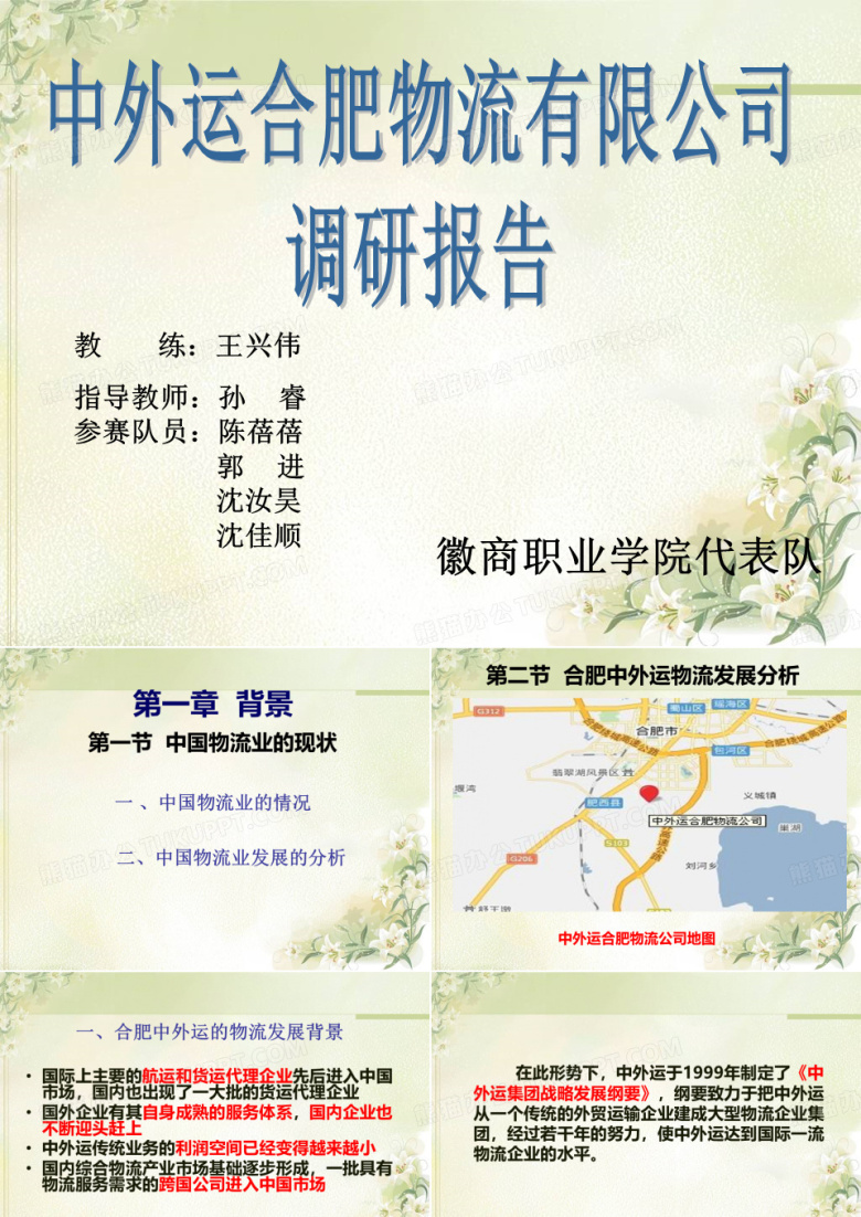 中外运合肥物流有限公司调研报告