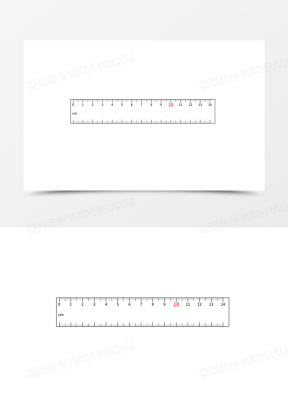 刻度尺图片标准图打印_刻度尺图片素材矢量图下载_熊猫办公