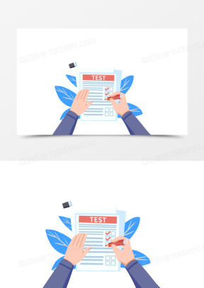 考试答题卡图片样本高清素材下载_熊猫办公