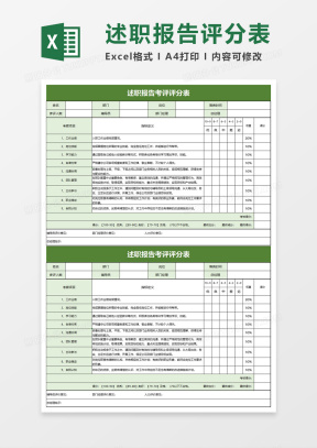 评分表Excel表格模板_评分表Excel表格模板下载_熊猫办公