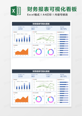 可视化Excel表格模板_可视化Excel表格模板下载_熊猫办公