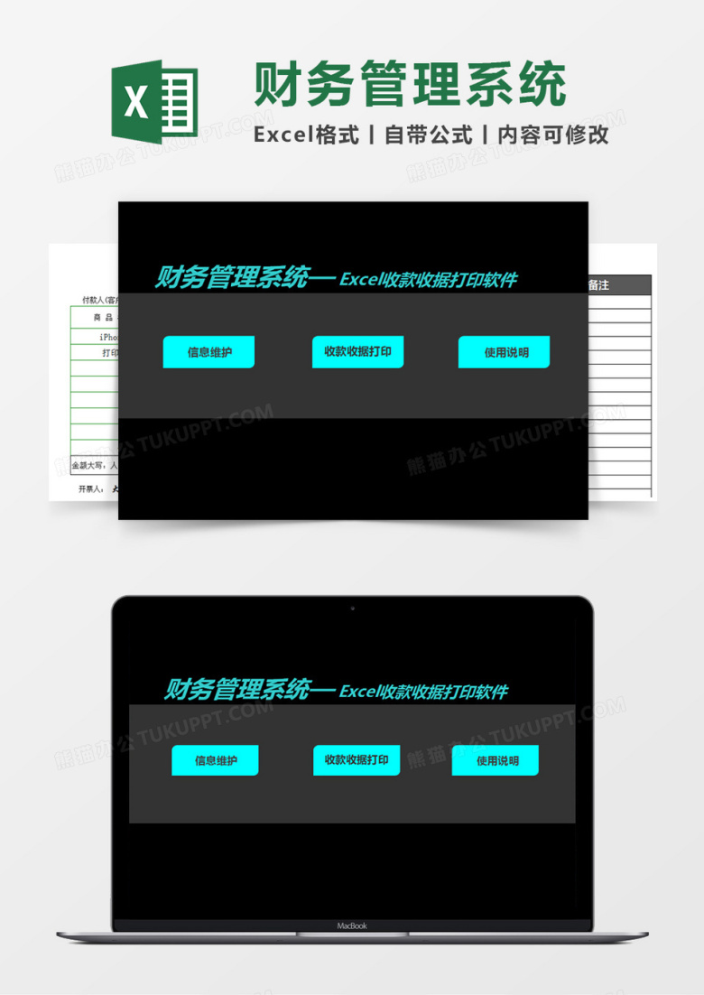 财务管理系统&mdash;Excel收款收据打印软件EXCEL管理系统
