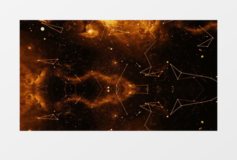 宇宙星空粒子光线有音乐背景视频素材
