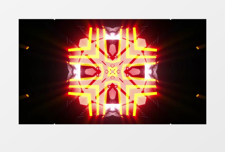 动感火焰科技节奏背景视频（有音乐）