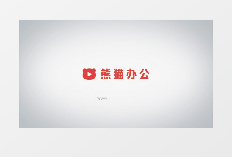商务简洁放大镜标志logo展示AE视频模板