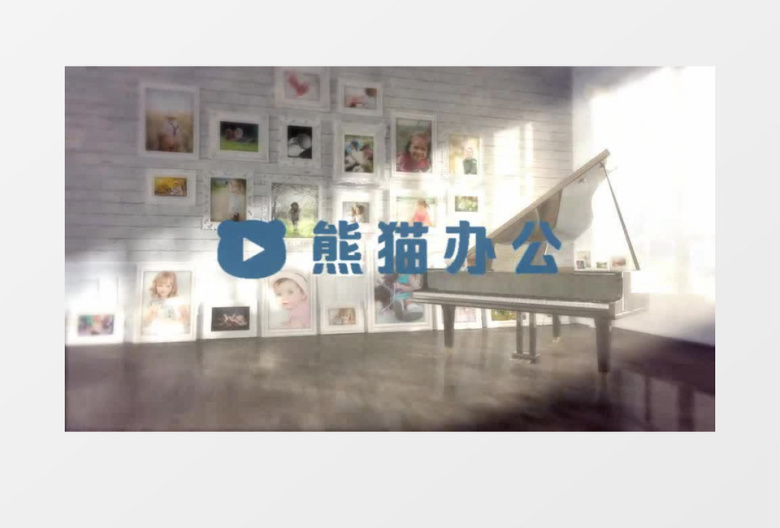 家庭温馨相框相册照片展示ae模板