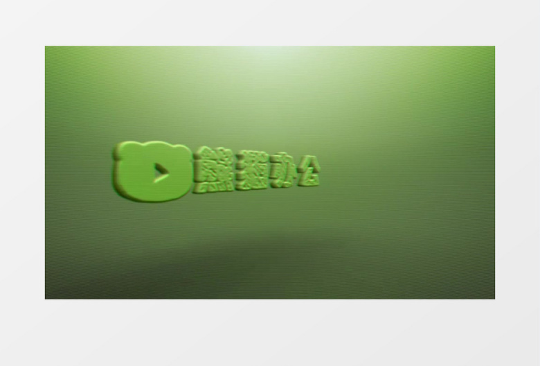 复古音乐故障标题动画ae模板