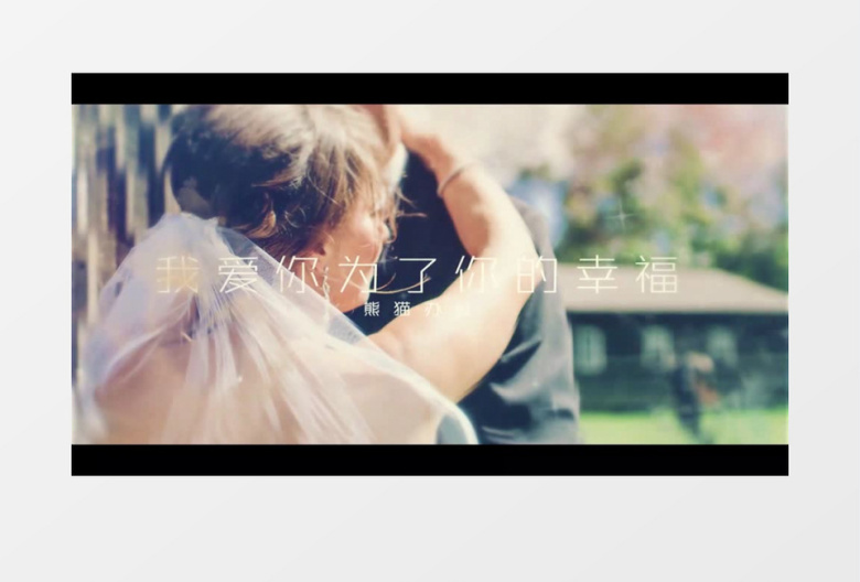 清新浪漫婚礼图文展示ae视频模板