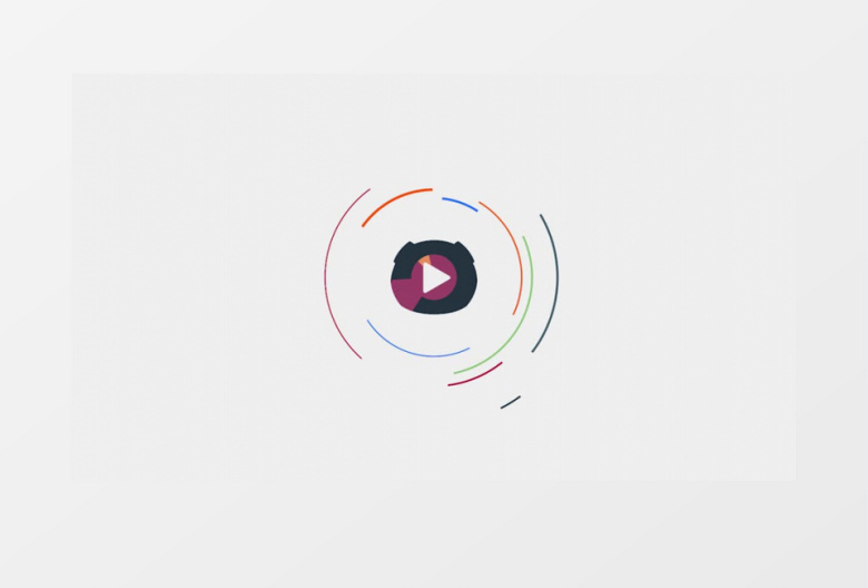 时尚动感企业Logo演绎片头PR模板