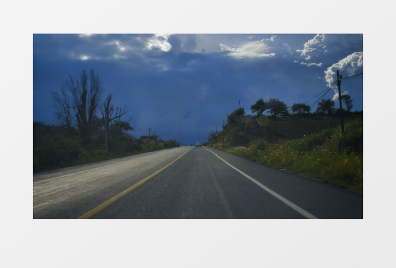 行驶在高速公路的车辆实拍视频素材