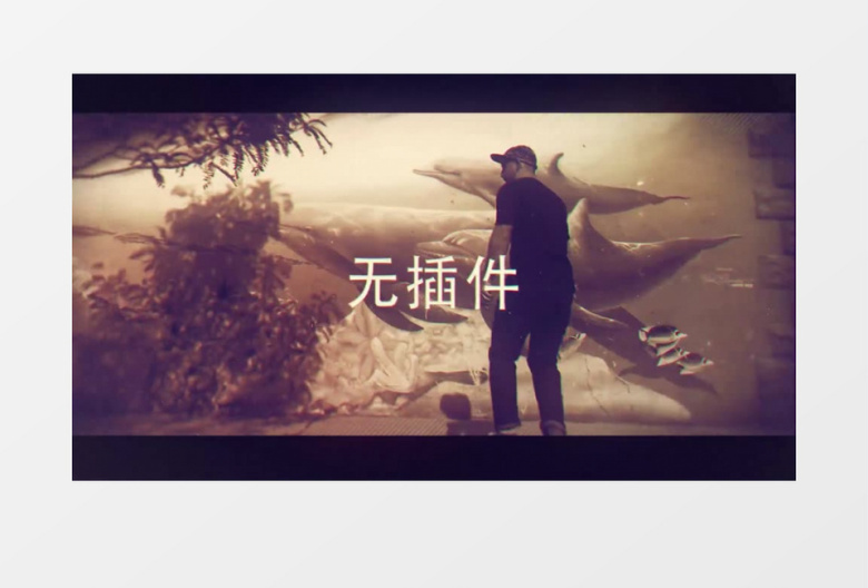 快闪动画标题文字开场片头模板