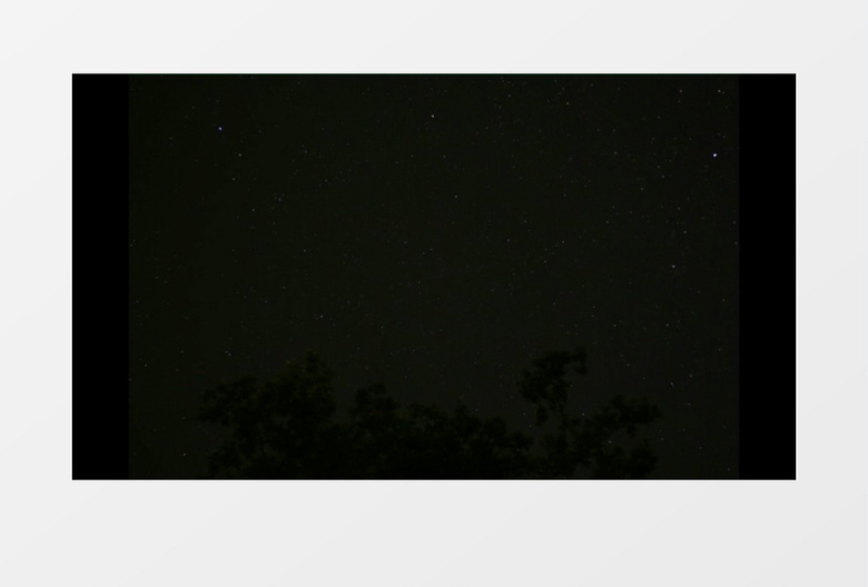美丽星空流星宇宙实拍视频素材