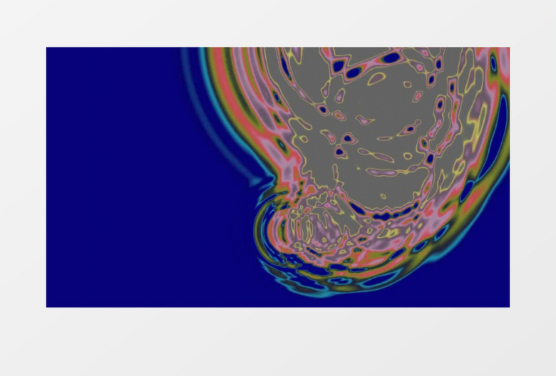 高清动画抽象丰富多彩背景视频素材
