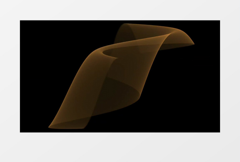 3D动画抽象线条无线循环变换屏保视频素材