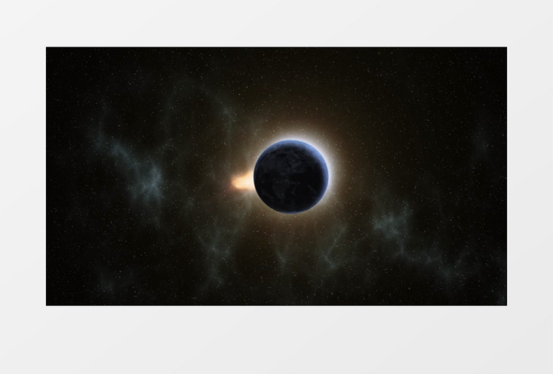 太阳系地球旋转变化拍摄视频素材