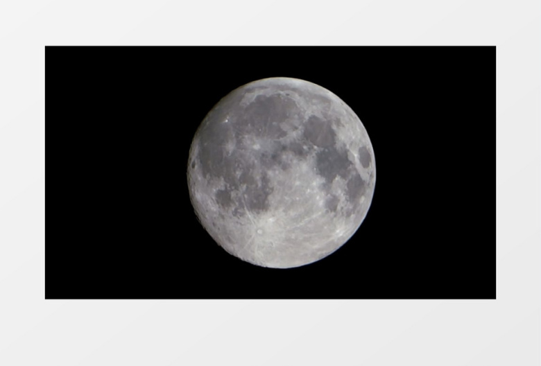 万圣节前夜宇宙空间月球实拍视频素材