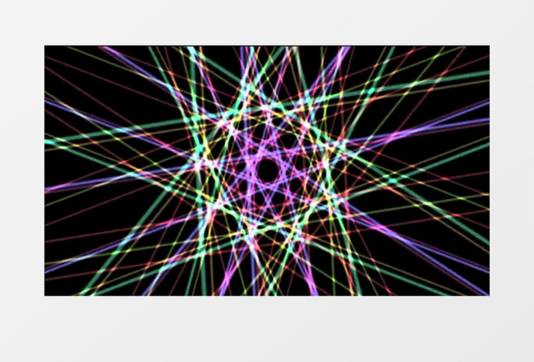 动画动态动感经典光效快节奏光效线条(有音乐)背景视频素材