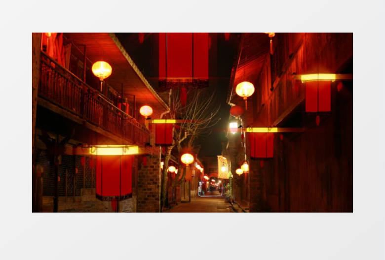元宵节灯笼背景视频