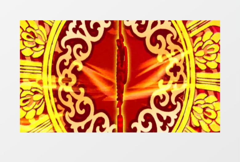 喜庆中国结 剪纸 五角星民族风视频素材