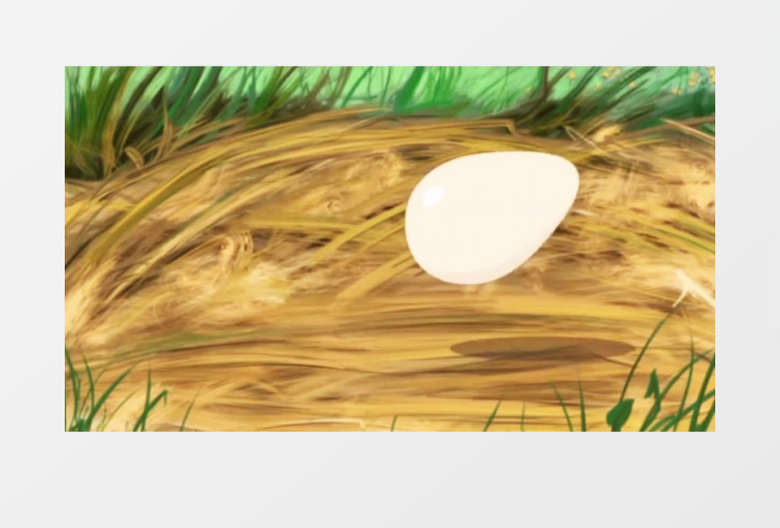 儿童卡通动画丑小鸭视频素材