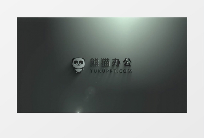 大气金属效果logo演绎标志展示AE模板